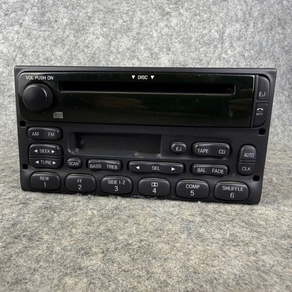 Ford OEM AM FM Radio CD Cassette Player Pioneer XL2F-18C868-AB